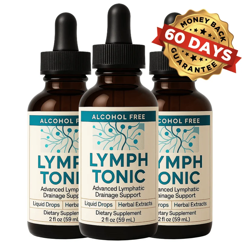 Lymph Tonic Longevity & Vitality Relief Supplement — 3 Bottle / 90 Day Pack