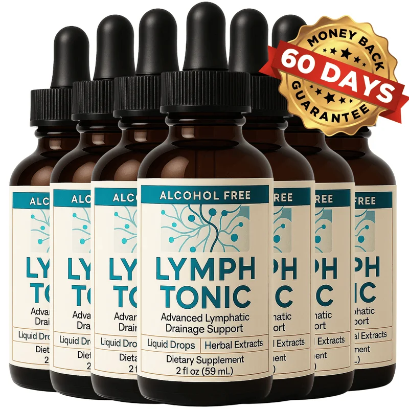 Lymph Tonic Longevity & Vitality Relief Supplement — 6 Bottle / 180 Day Pack