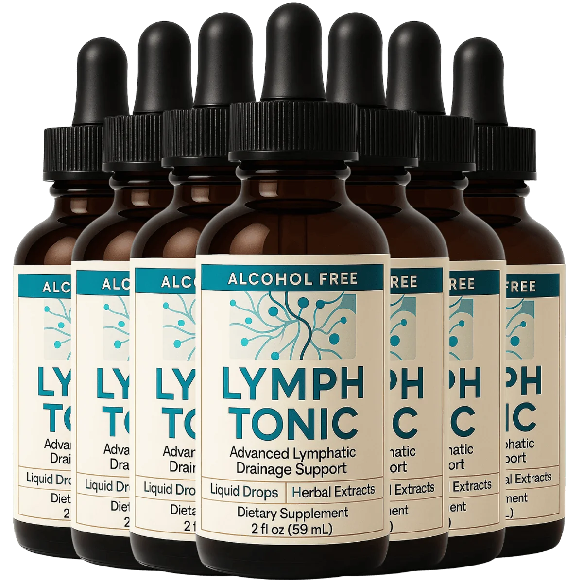 Lymph Tonic Longevity & Vitality Relief Supplement — Front Label